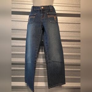 Blue Asphalt Dark Wash Straight Leg Jeans